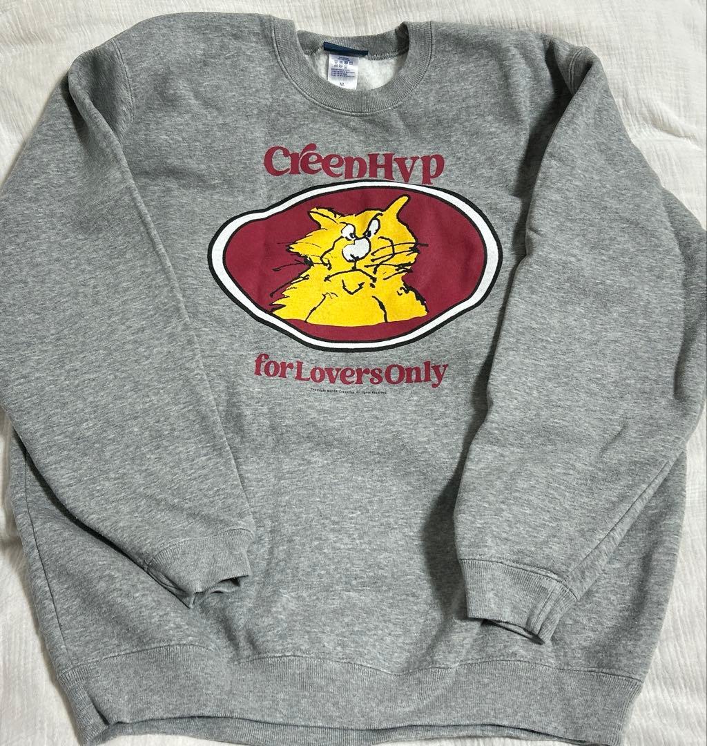 クリープハイプ　おこねこスウェットグレーXL