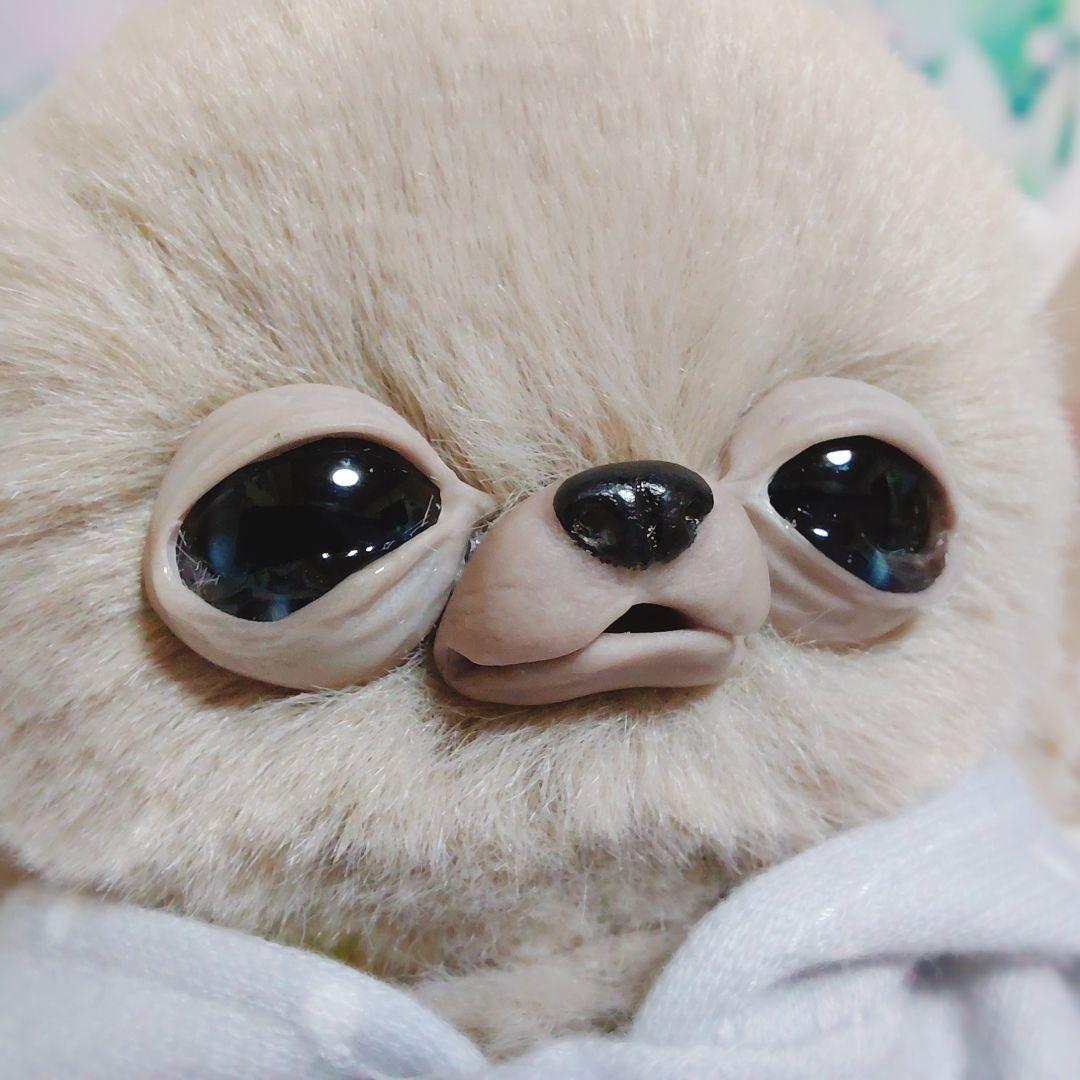 チワボボちゃん　泣き虫ちゃん　アートドール　ぬいぐるみ