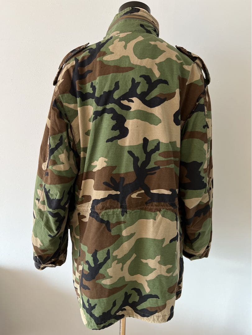 M.W.O.B.H.M キルティングライナー付き迷彩ジャケット XL