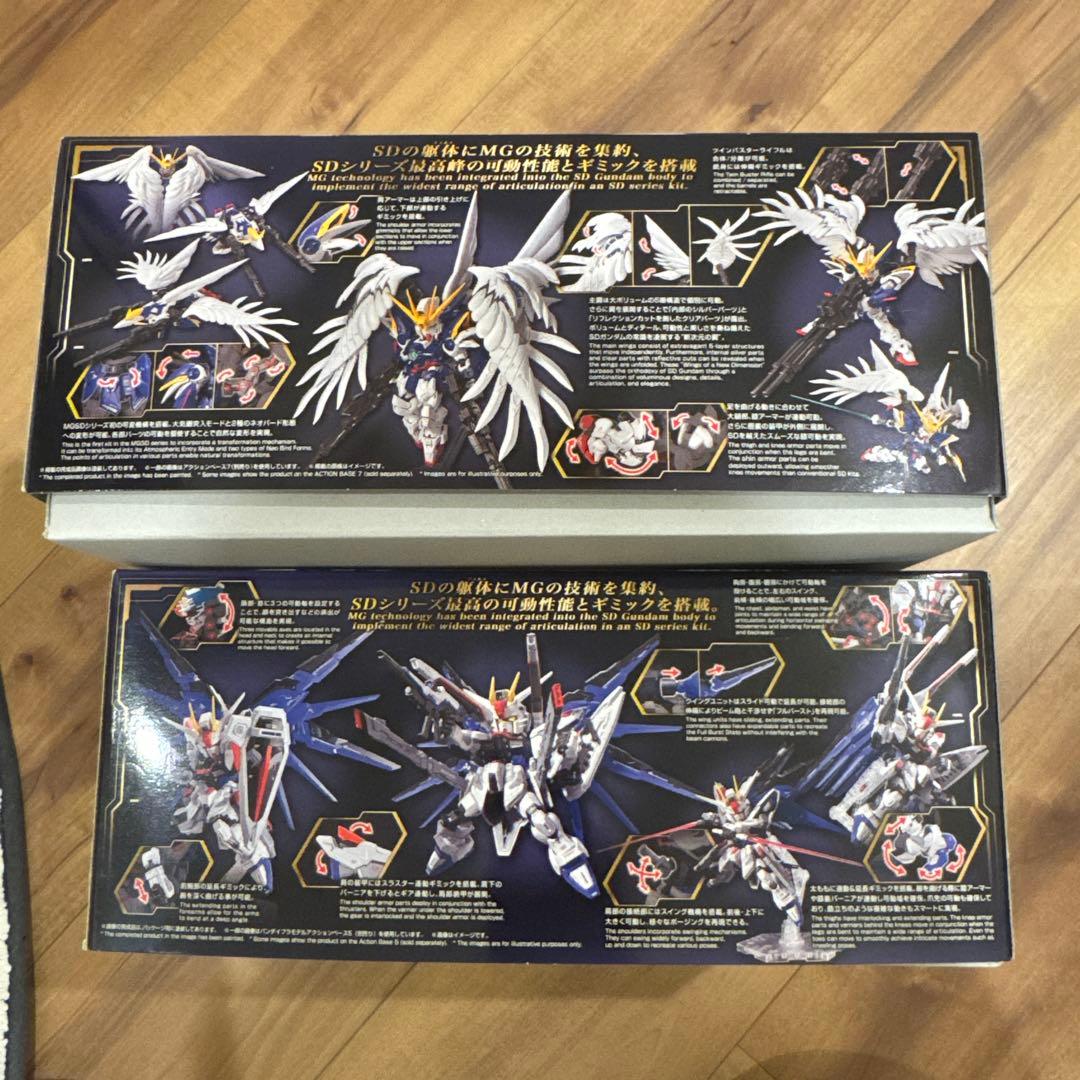 MGSD ウイングガンダムゼロEW フリーダムガンダム 2個セット