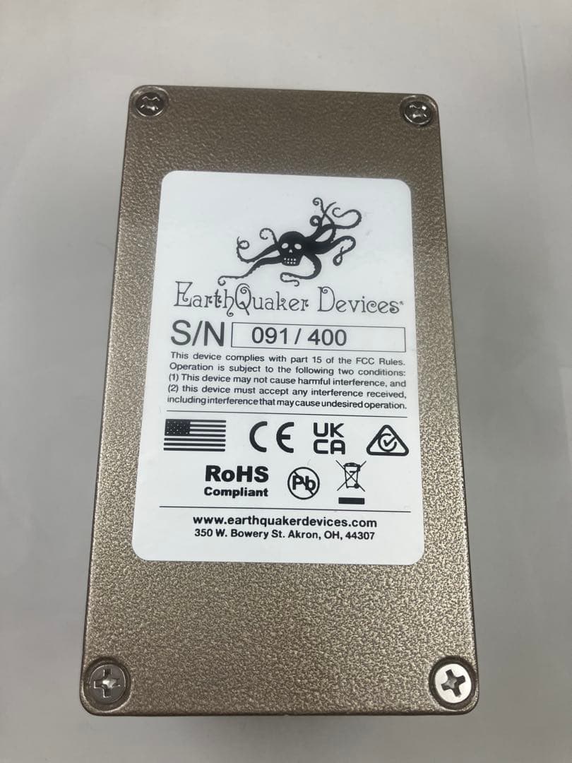 ギター Earthquaker Devices 3knob Hoof Fuzz