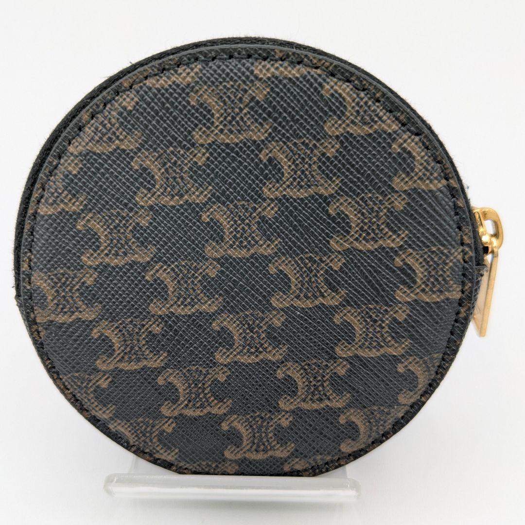 CELINE セリーヌ トリオンフ レザー ケース ダーク ブラウン