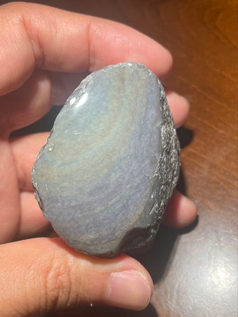 研磨品　十勝石玲瓏　パステルカラー　レインボーオブシディアン
