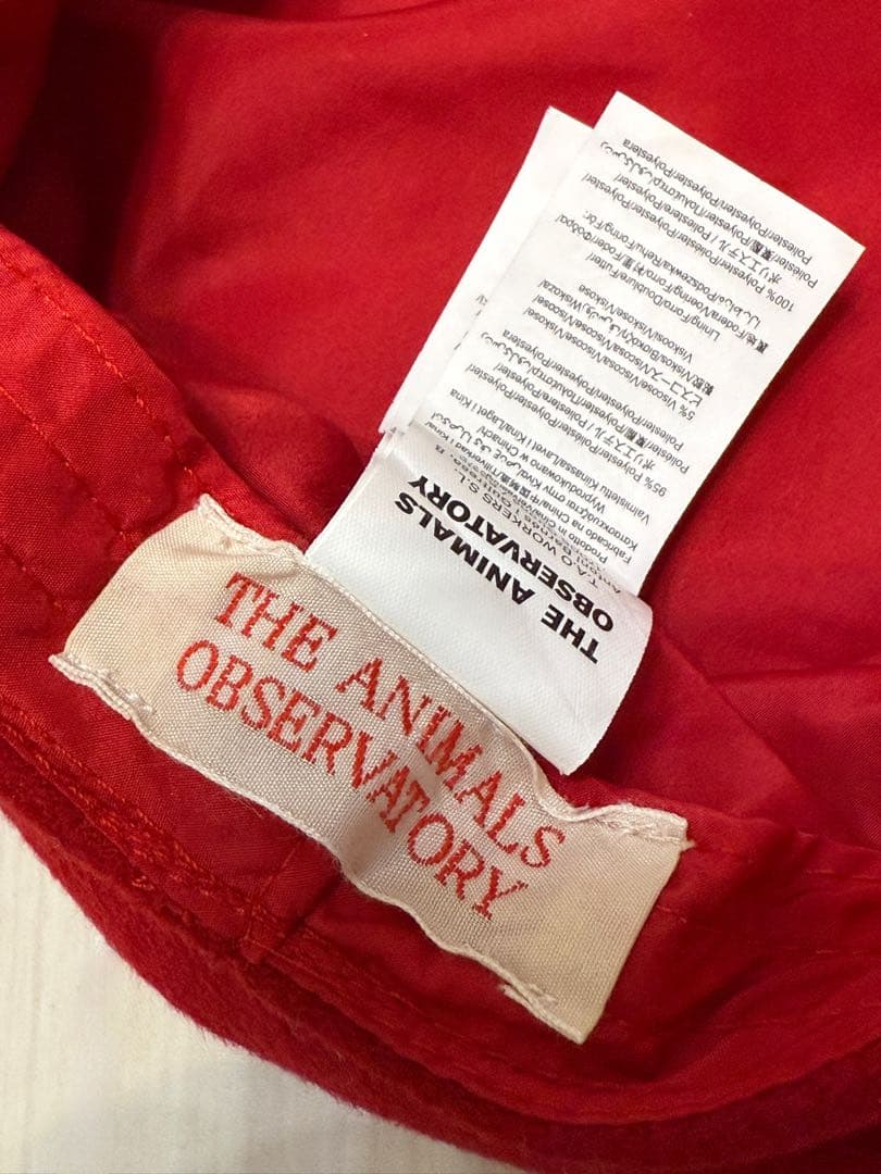 The Animals Observatory ベレー帽　レッド