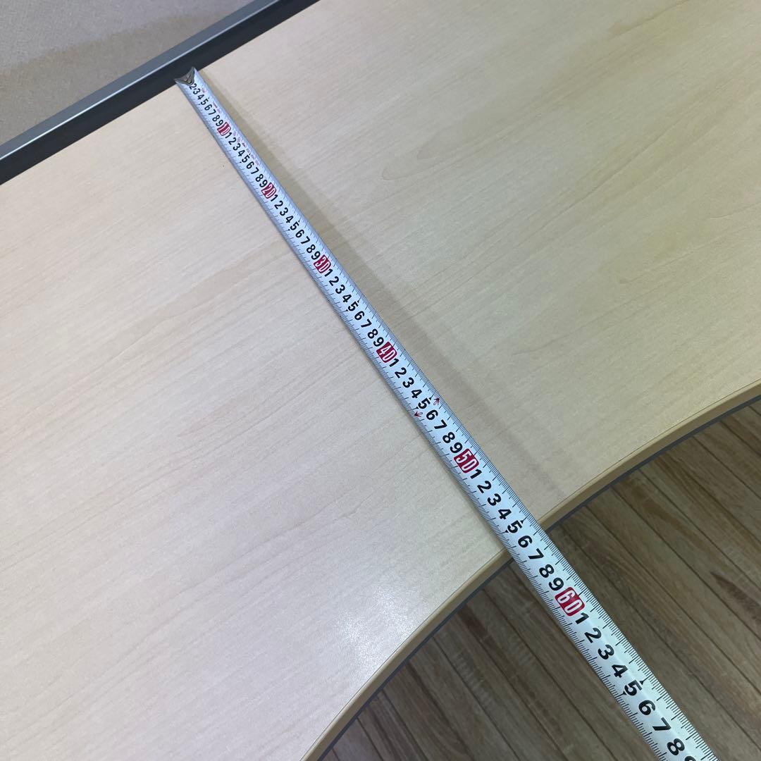 オカムラ 両ラウンドデスク 3段サイドデスクセット★サイドデスク別出品セット販売