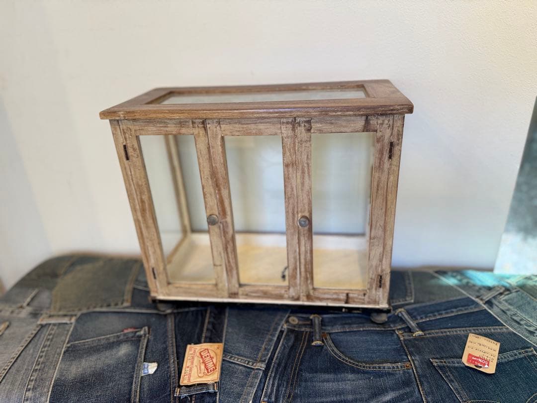 【展示品】ヴィンテージ ガラスショーケース