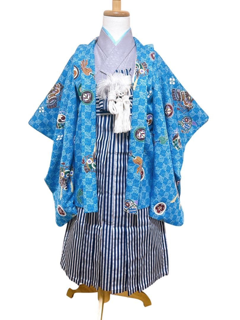 花うさぎブランド着物♡七五三　5歳　男の子　セット　一式　ブランド着物