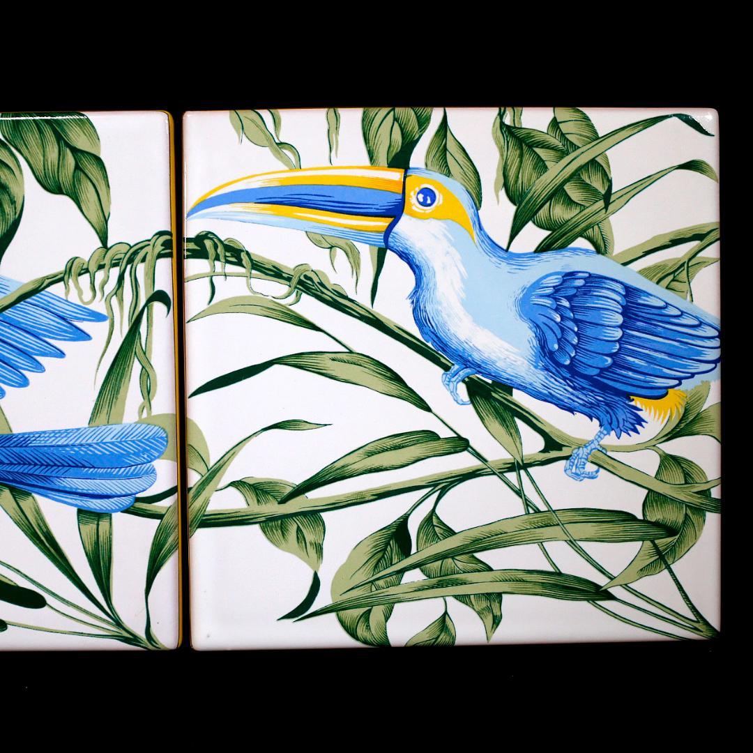 【極美品 送料込み】エルメス トゥカン 陶板画セット プラーク