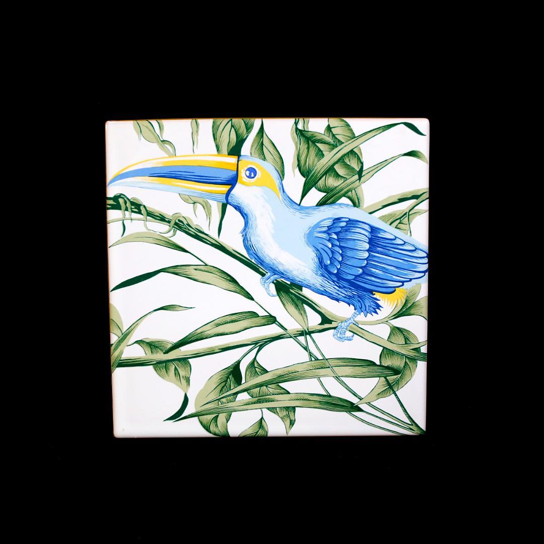 【極美品 送料込み】エルメス トゥカン 陶板画セット プラーク