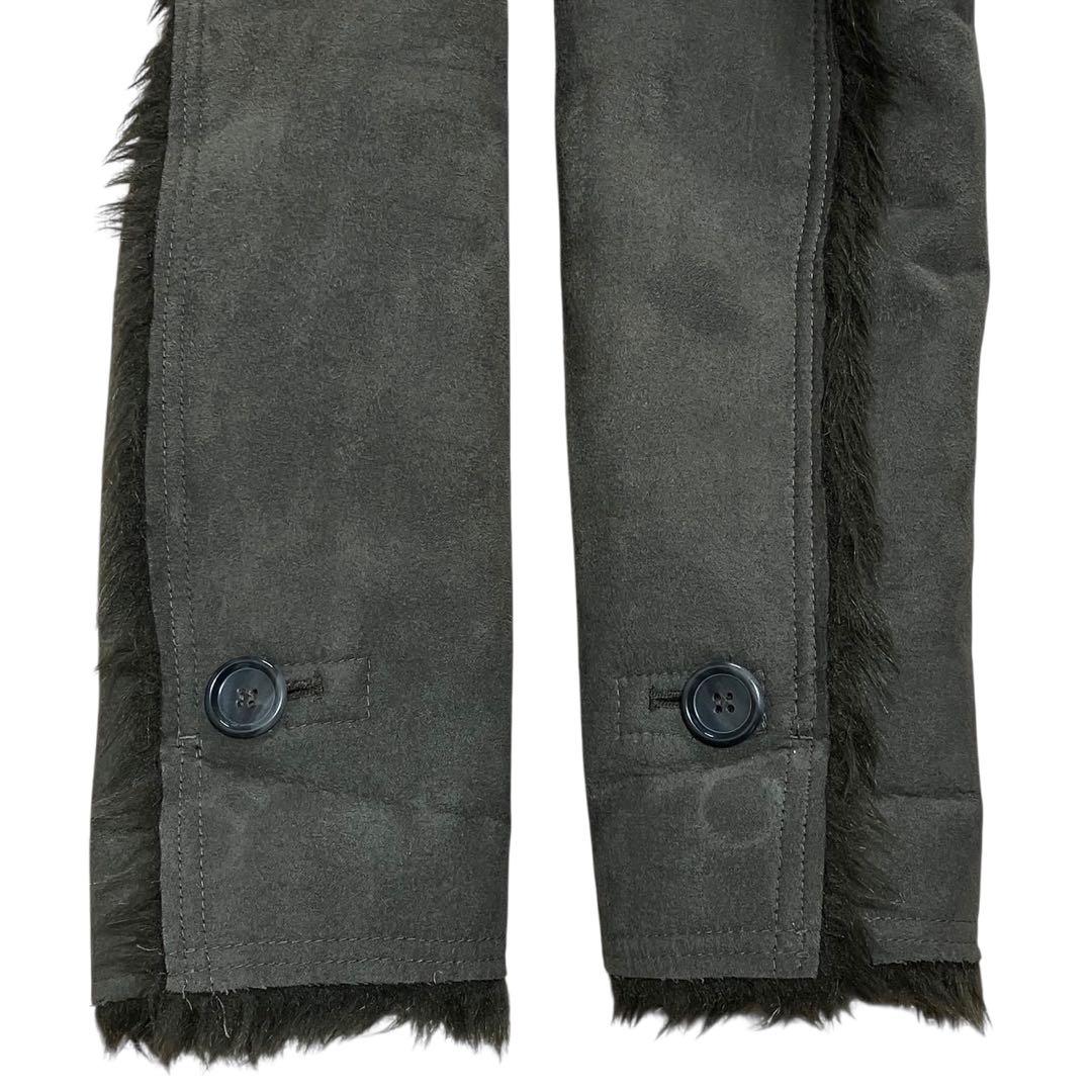 BUFFALO BOBS フェイクムートンコート　ロングコート コート S