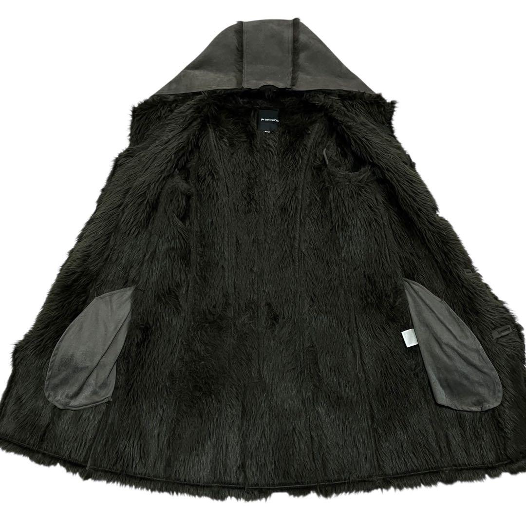 BUFFALO BOBS フェイクムートンコート　ロングコート コート S