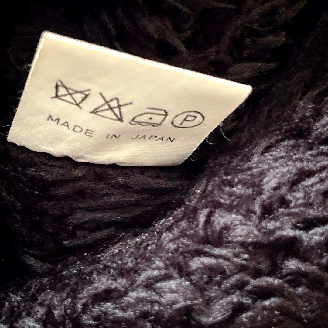 00s grunge boa fur jacket 短丈y2k お兄系　ギャル男