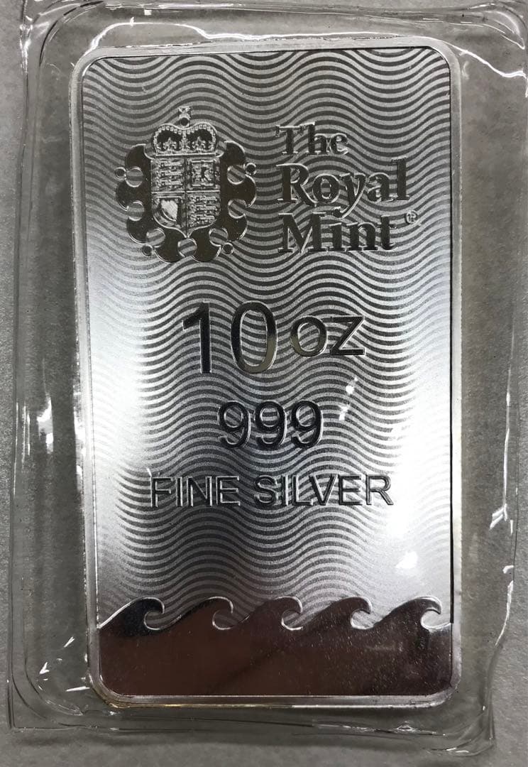 B001 10 oz ブリタニア 銀バー 999
