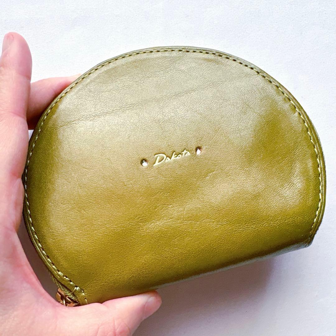 【美品】DAKOTA ダコタ チェルキオ 冬限定カラー 二つ折り財布 グリーン