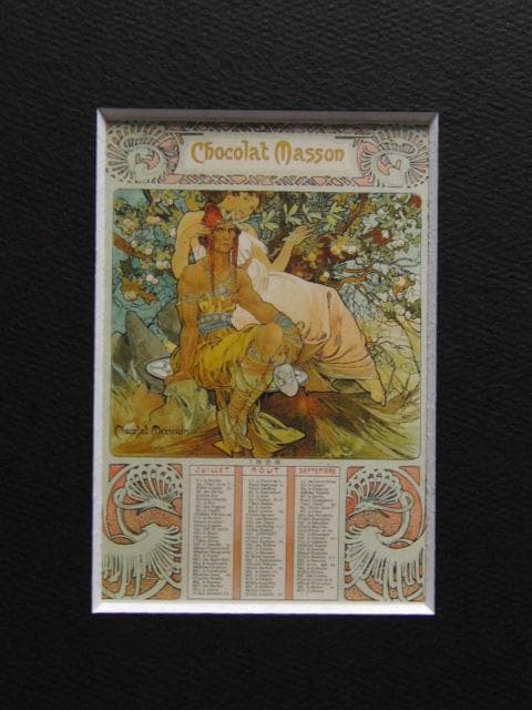 アルフォンス・ミュシャ、〈ショコラ・マッソン〉・〈ショコラ・メキシカン〉