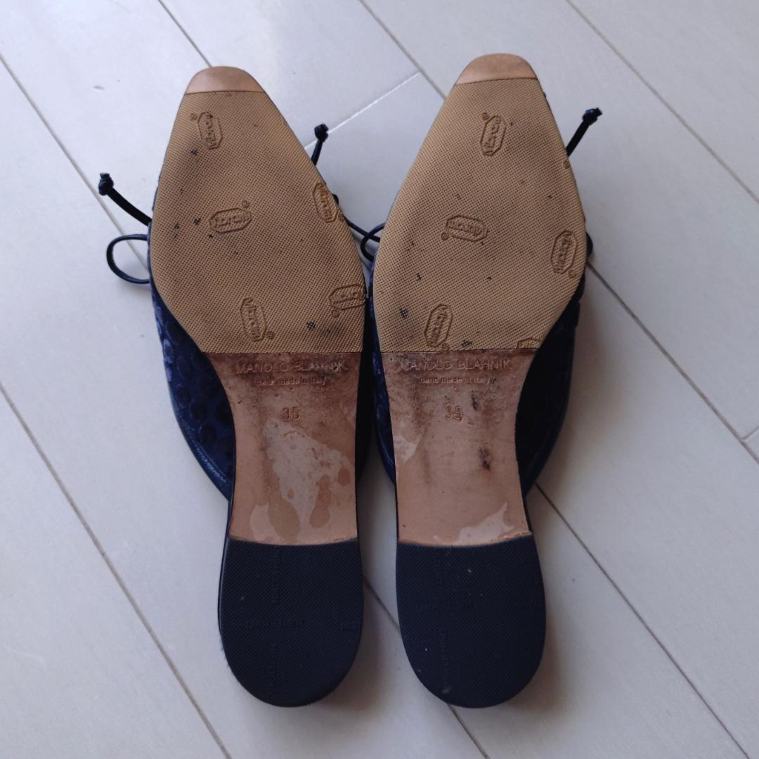 マノロブラニク BALLERIMU ミュール 35 サンダル