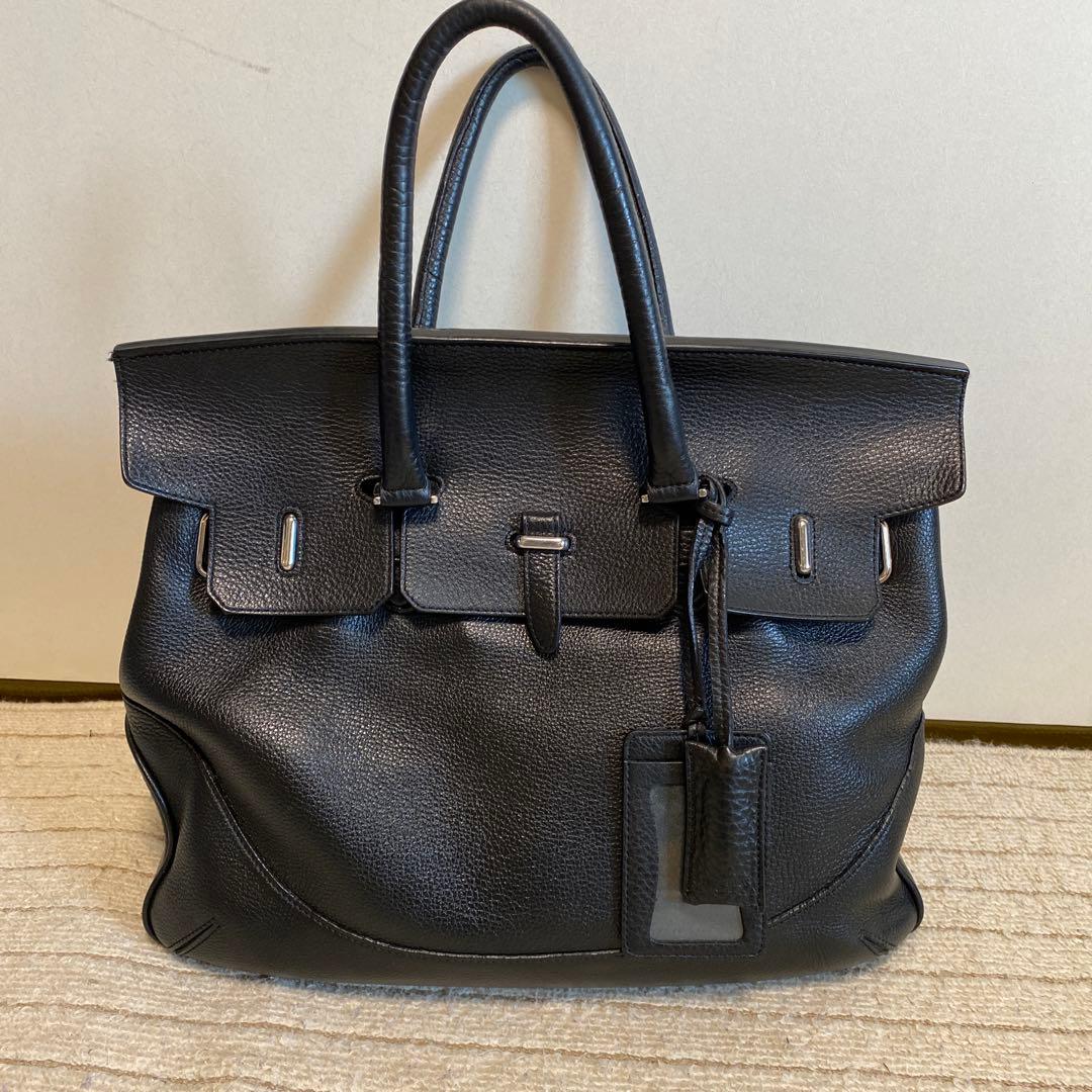 PELLE MORBIDAブラックビジネスバッグ