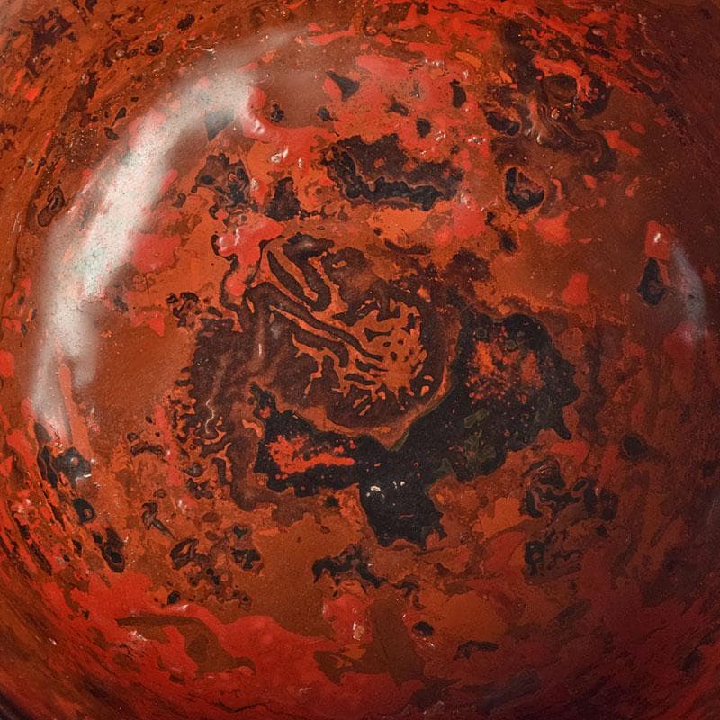 漆器　会津塗　乾漆鉢　丸鉢　時代箱付　V　R9272