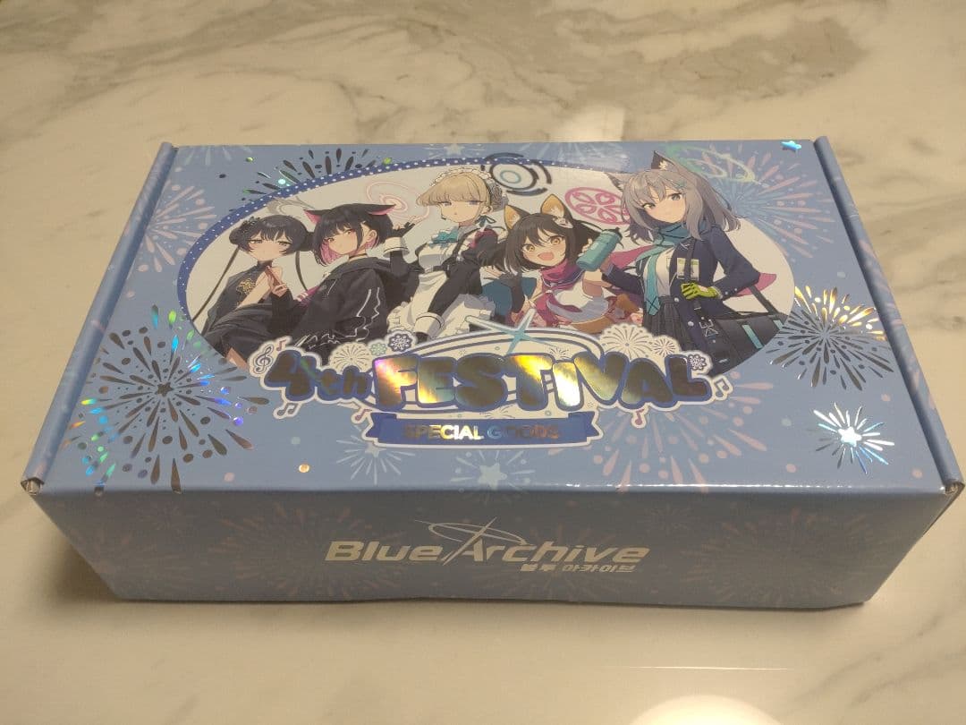 【韓国限定】ブルーアーカイブ V-SQUAREコラボ 4周年記念パッケージ