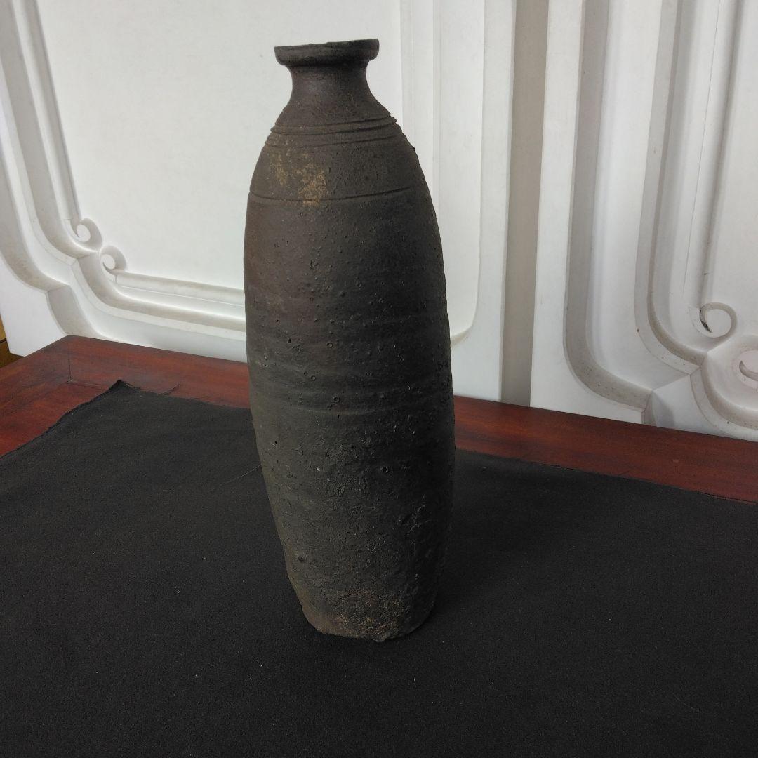 壺屋焼　焼き締め　鬼の腕　徳利