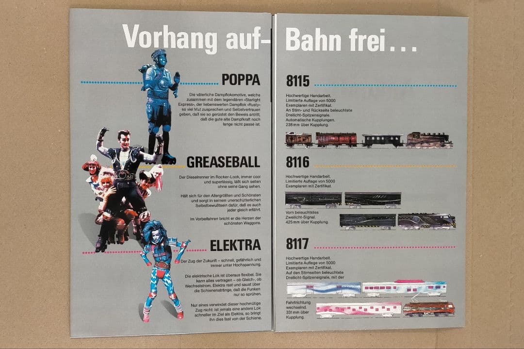 メルクリン　STARKLIGHT EXPRESS Zゲージ 4両セット