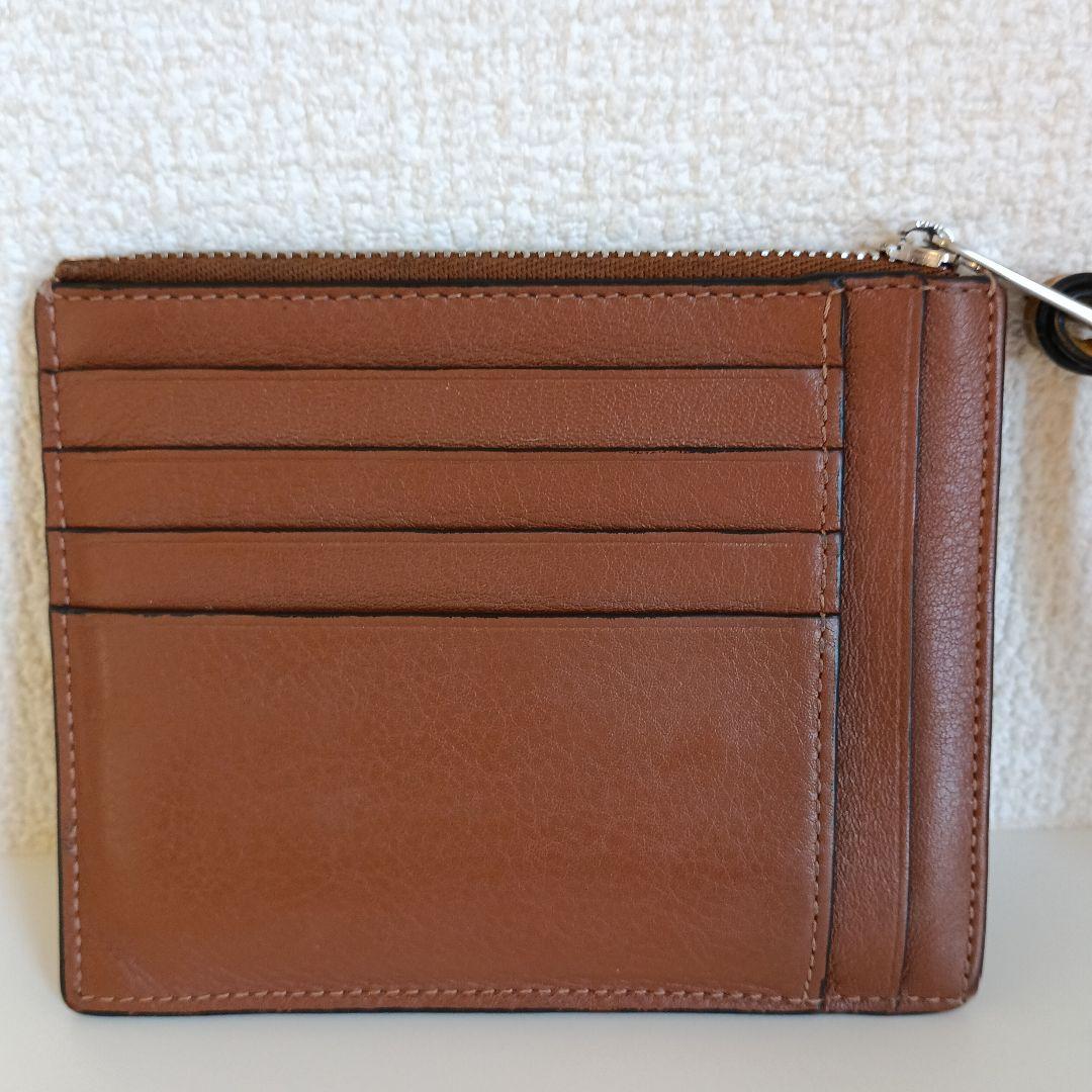 LOEWE ロエベ ブラウン レザー ケース カードケース