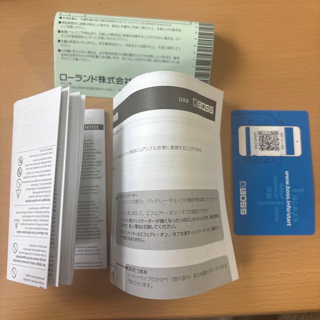 ギター BOSS SUPER Over Drive SD-1 40th