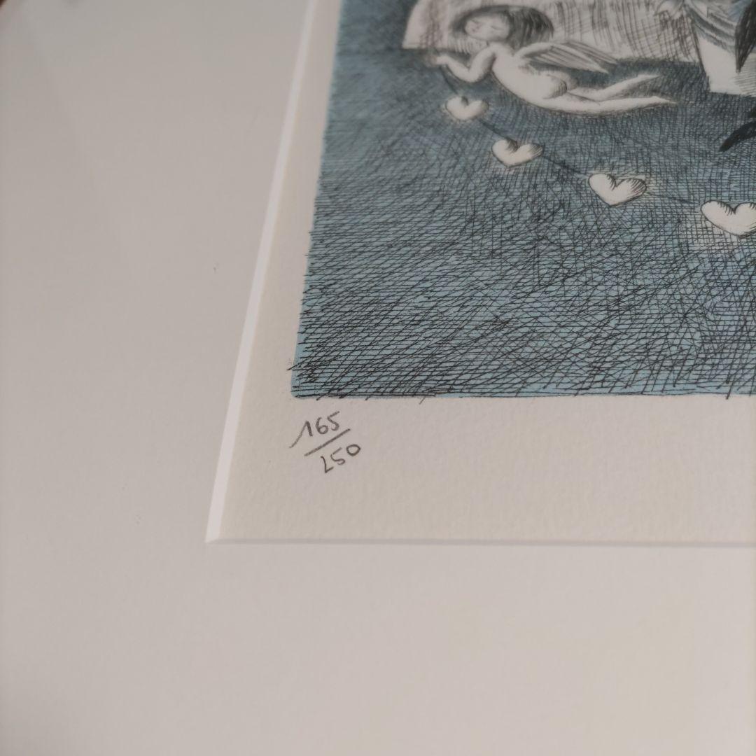 レイモン ペイネ リトグラフ 額装 ☆ 直筆サイン・エディション有り ☆限定版画