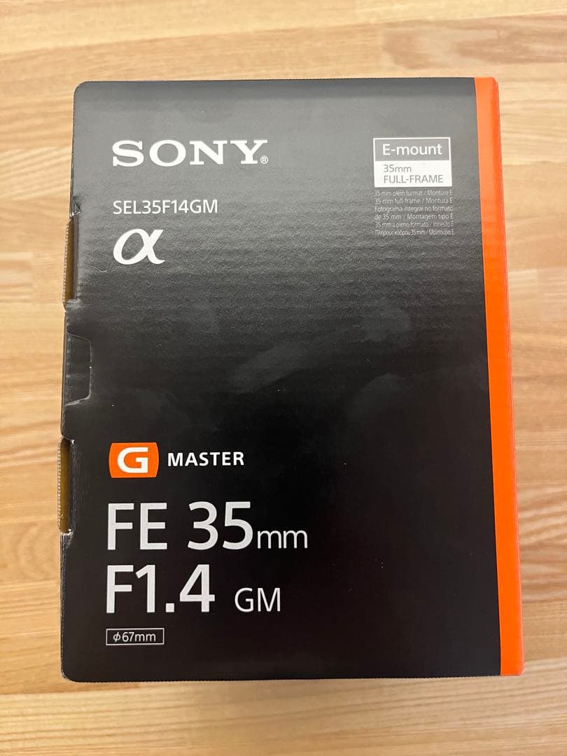 SONY FE 35㎜F1.4 GM レンズ　美品