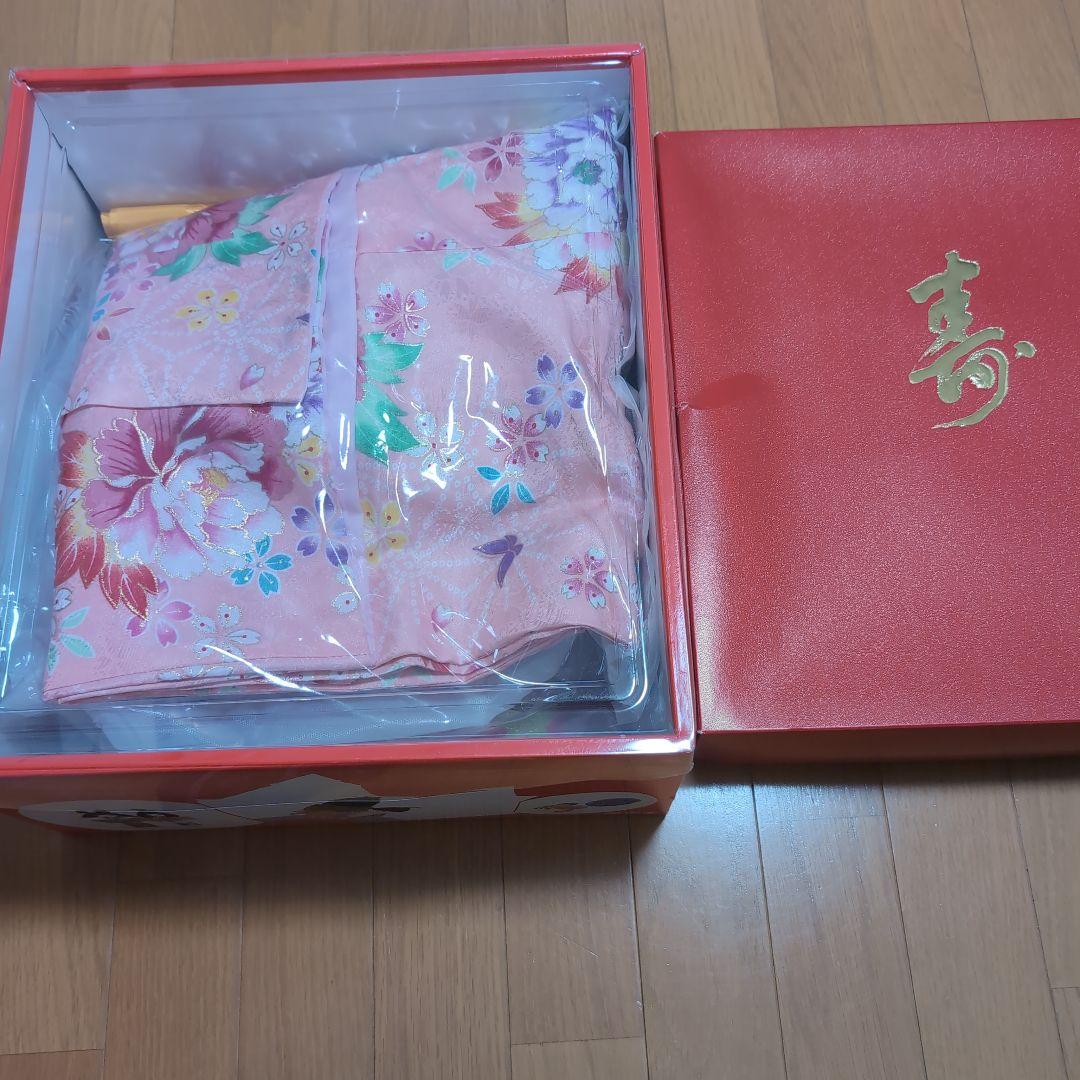 七五三 7歳 女の子 着物セット ピンク花柄