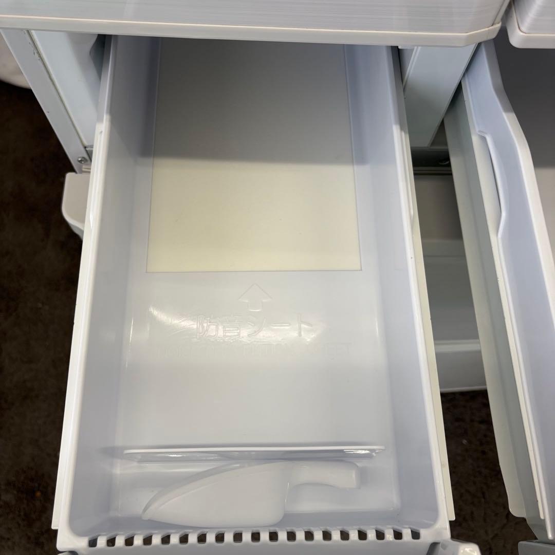 789　シャープ　冷蔵庫　設置無料　400-500L　観音開き　白　綺麗　安い‼️