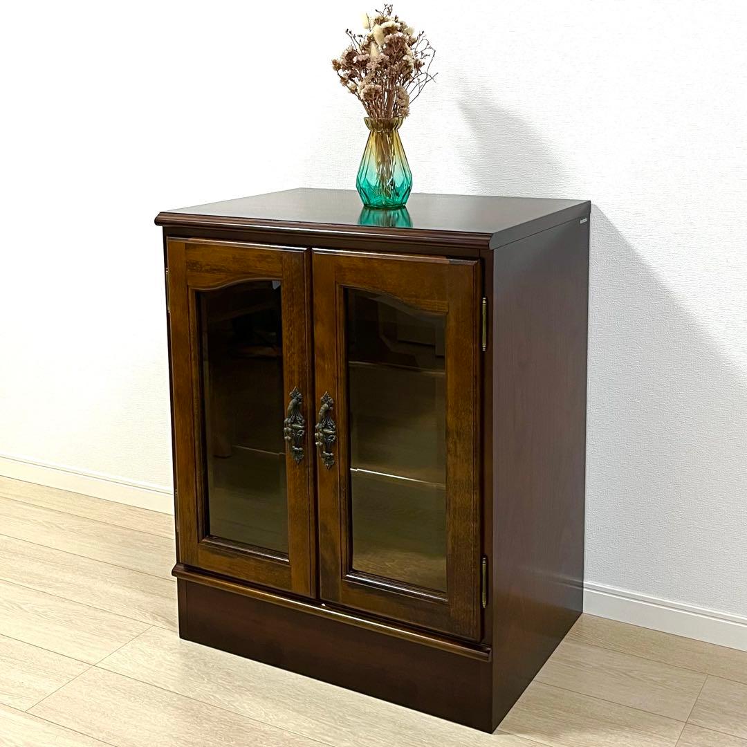 (そ64)カリモク karimoku コロニアル ガラスキャビネット