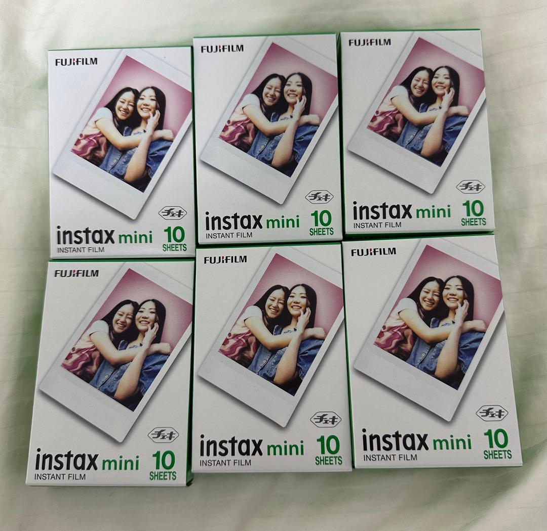 FUJIFILM instax mini チェキフィルム 10枚入 60枚