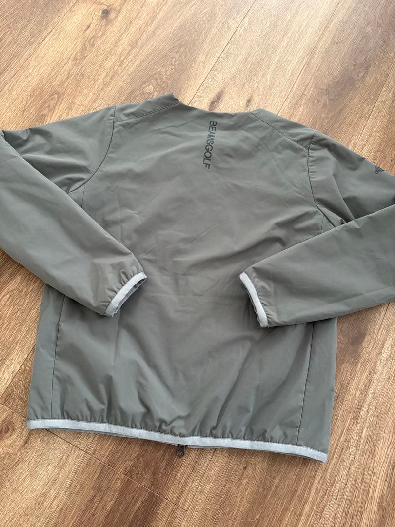BEAMSGOLF ノーカラー ブルゾン S