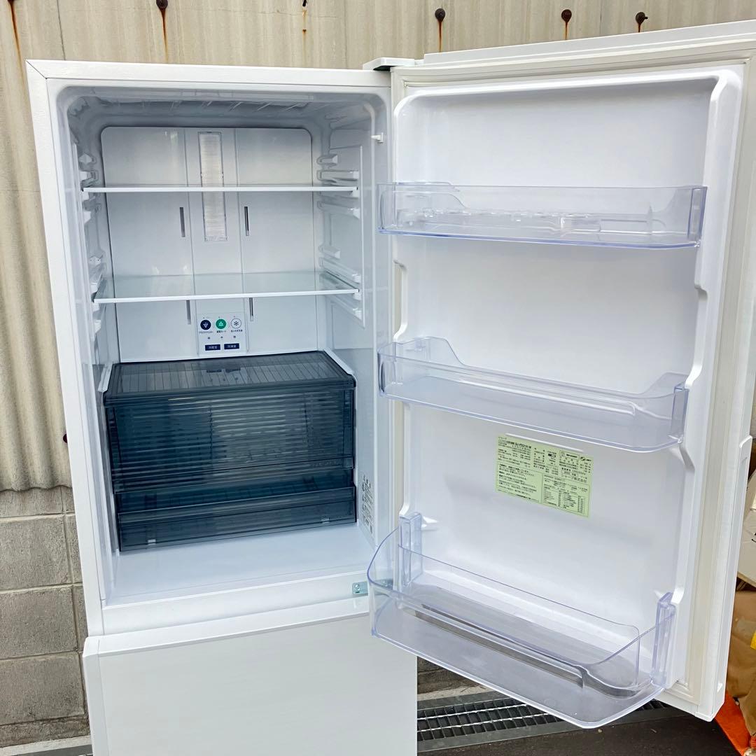 SHARP 冷蔵庫 SJ-PD31H-W ホワイト 2022年製