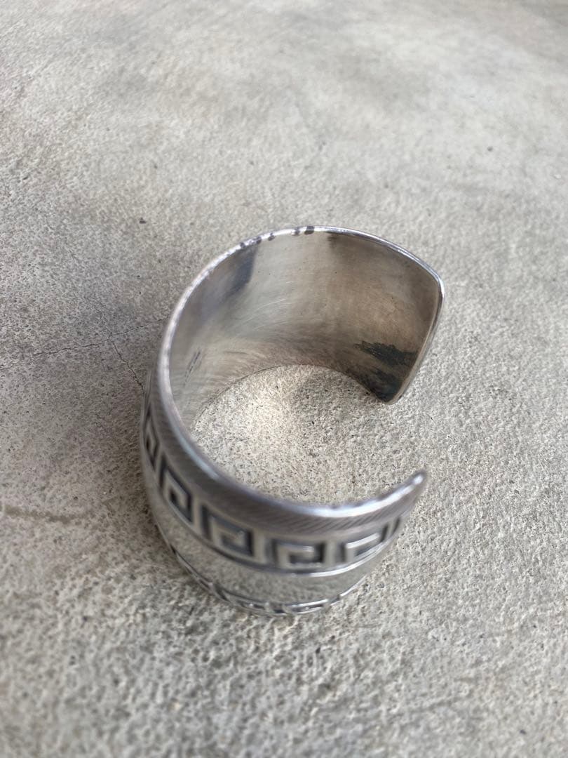 ナバホ族インディアン バングル シルバー925 ブレスレット ヴィンテージ