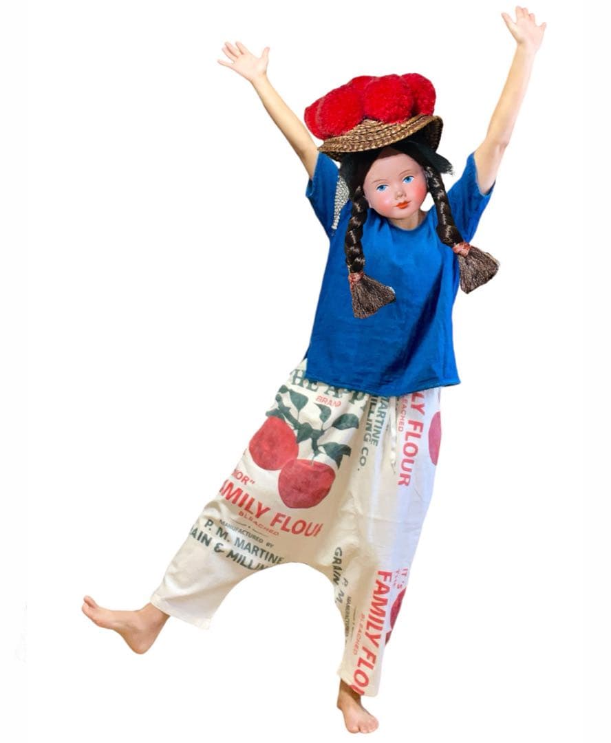 タイ JUNK SACK ビンテージ風 サルエルパンツ JUNKSHOP