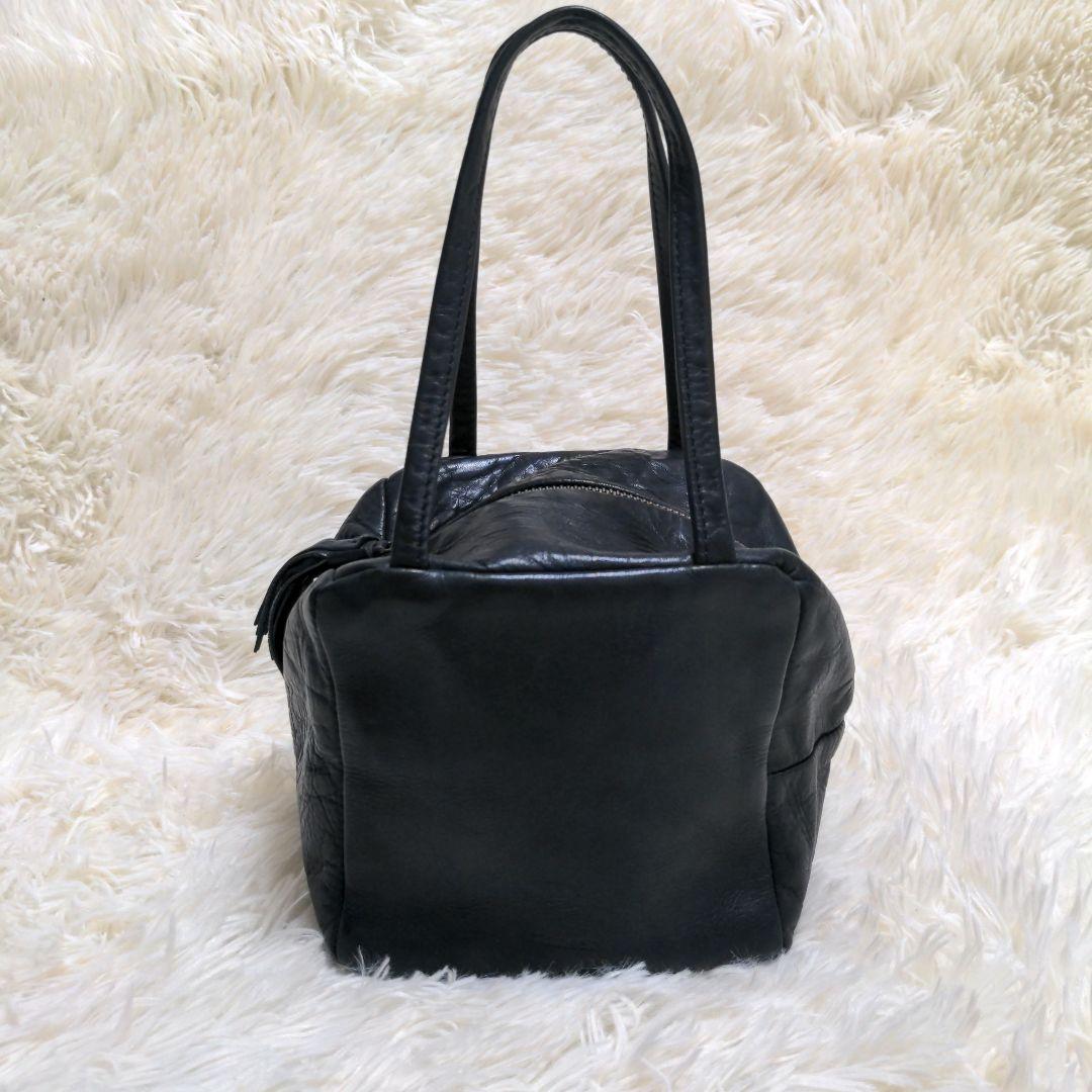 北欧暮らしの道具店 Danser ミニ ハンドバッグ レザー 黒