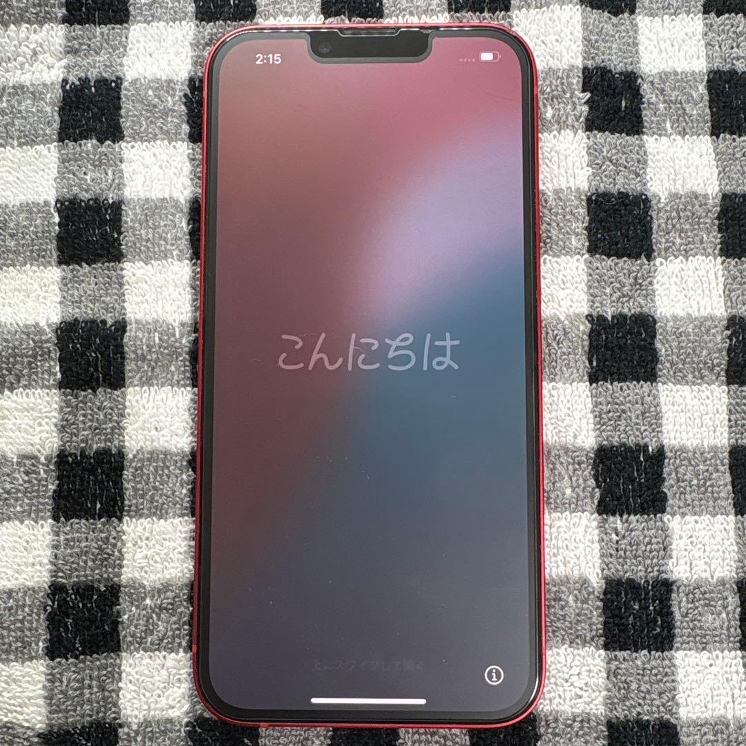 iPhone13 128GB プロダクトレッド CASETIFYケース付き