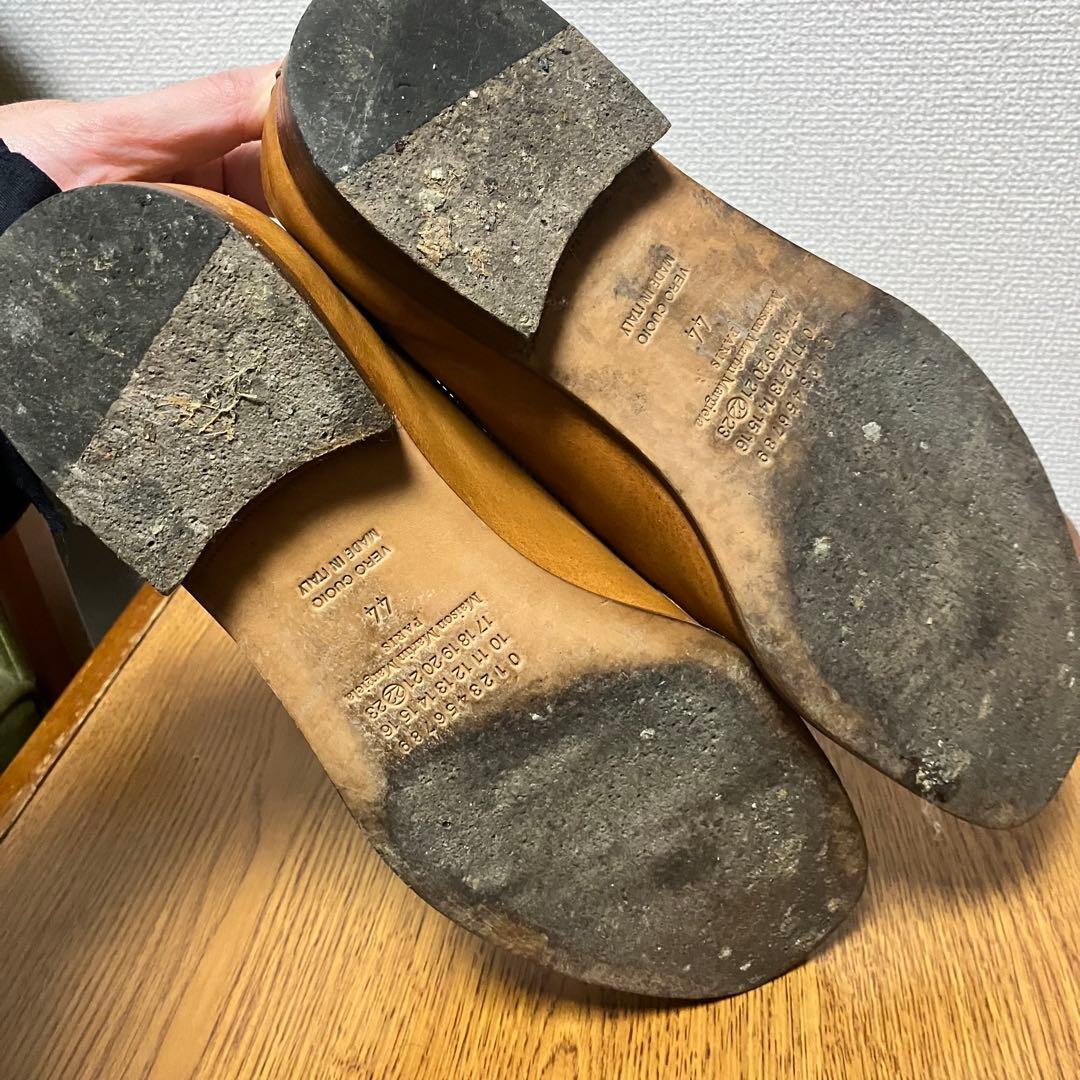 メゾンマルタンマルジェラ　レザー ストレートチップ ドレスシューズ　28cm