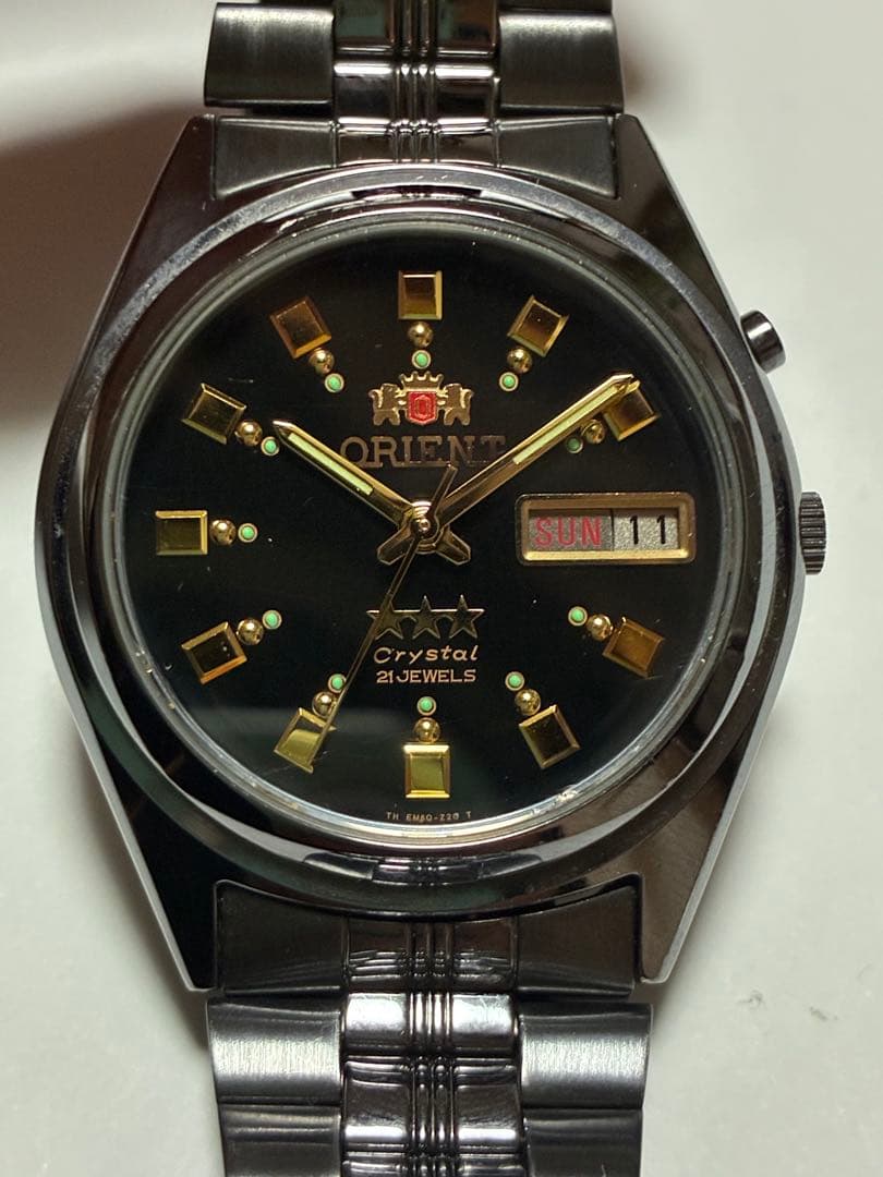 オリエント　スリースター　メンズ腕時計