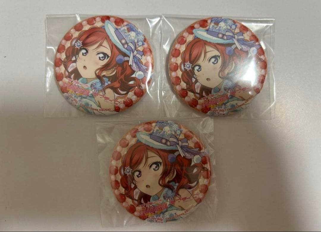 ラブライブ　エアコミケ　真姫　缶バッジ