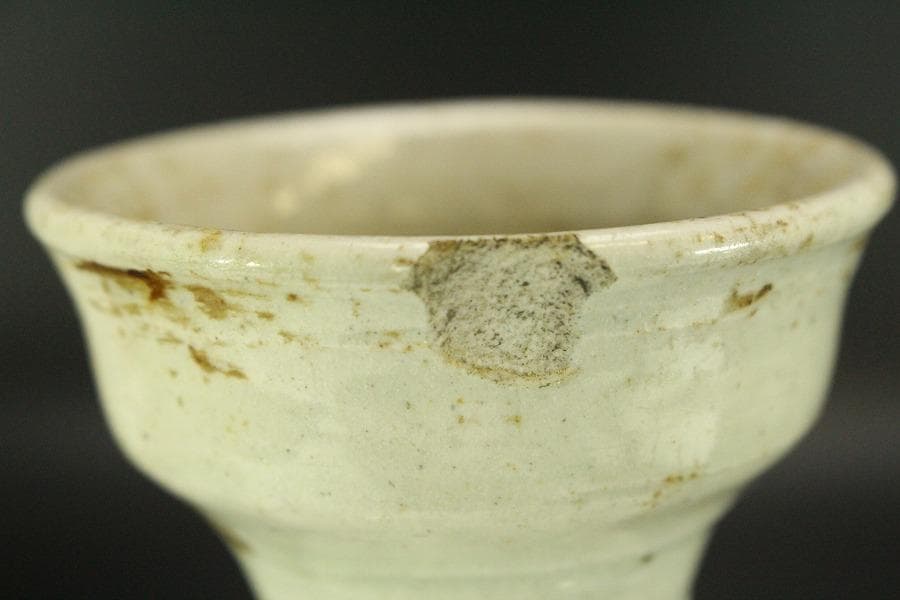 中国美術 青白磁 瓶 時代物(A446)