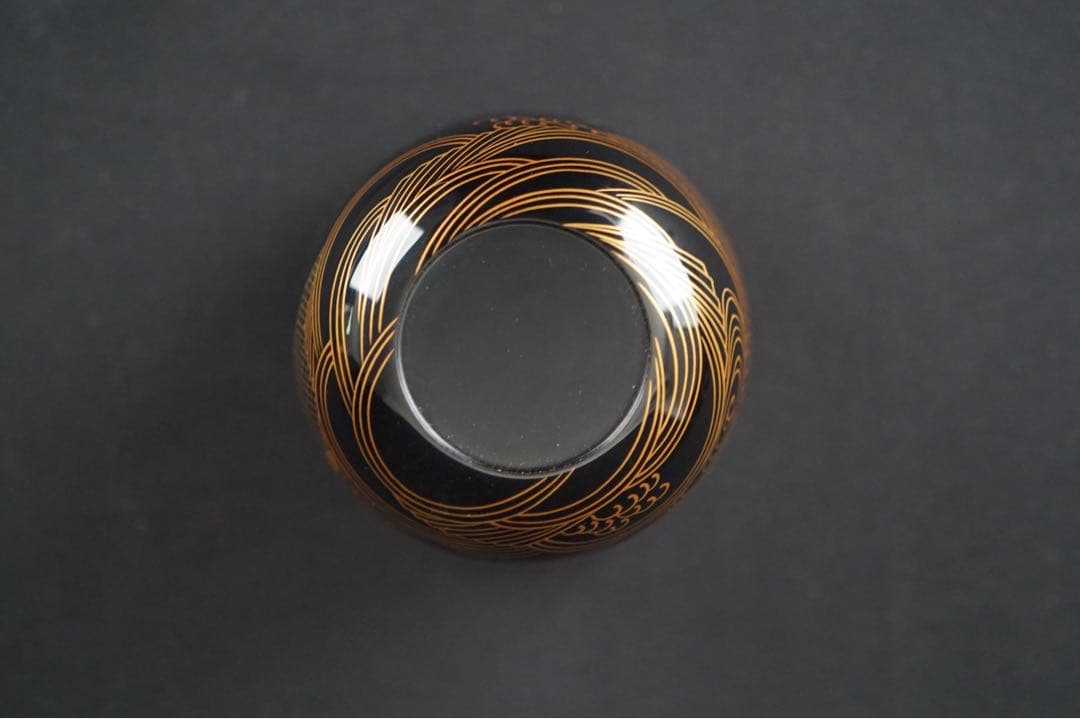 鈴木光入 造 干網蒔絵 大棗 共箱 共布 茶道具