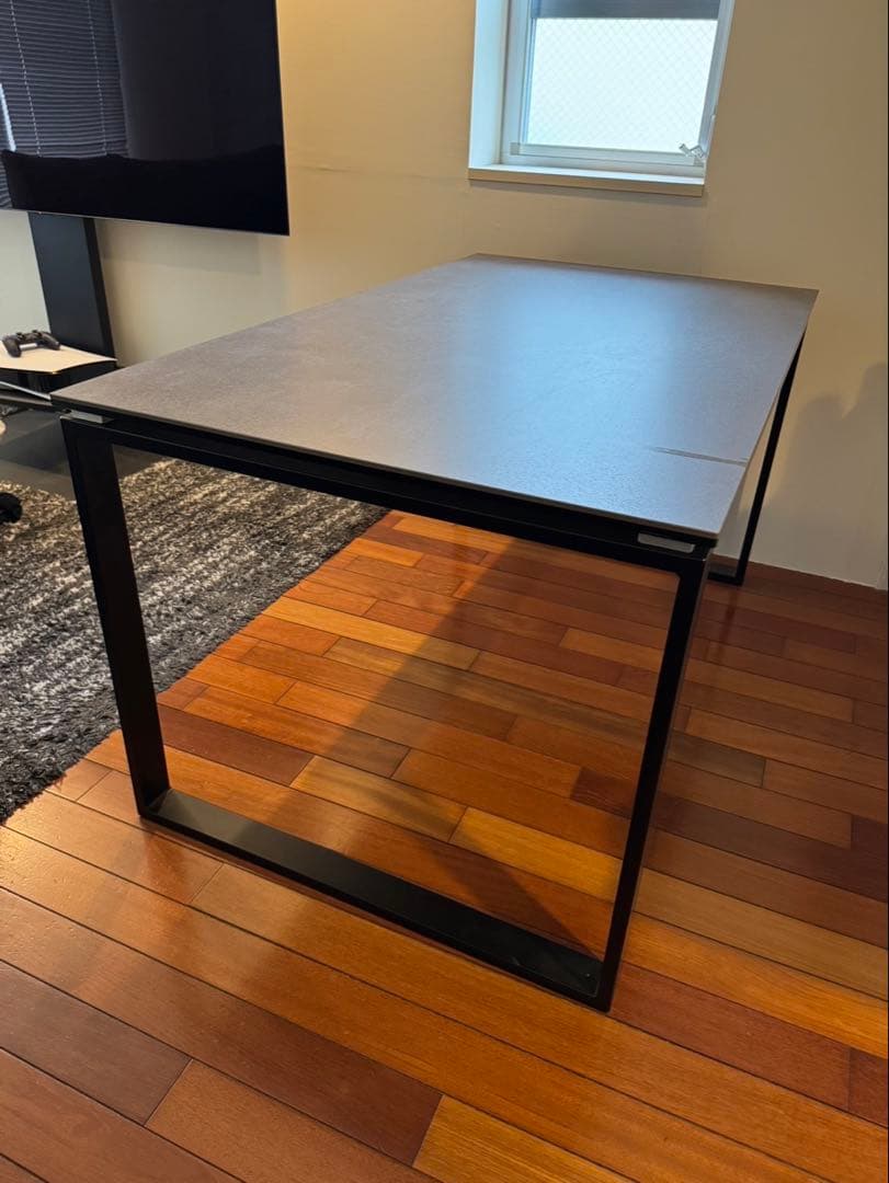 ニトリ セラミックダイニングテーブル セーラル150 CHN GY