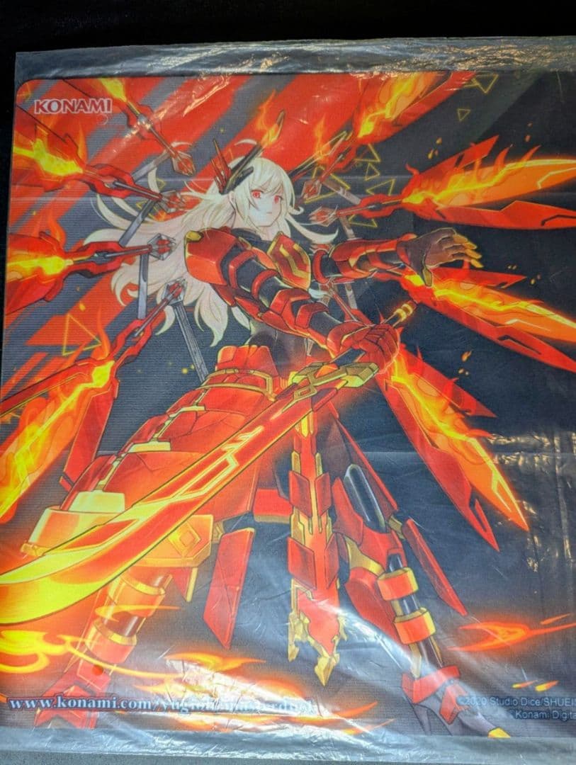 未開封 閃刀姫－カガリ プレイマット 遊戯王 CHALLENGER CUP