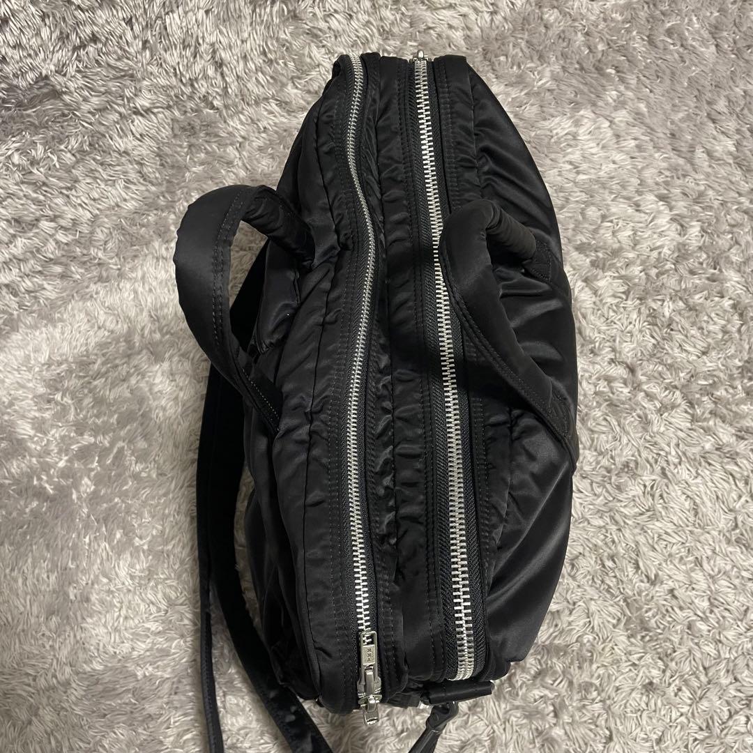 極美品　ポーター タンカー 2way 2層式 拡張可 ブリーフケース 黒 A4