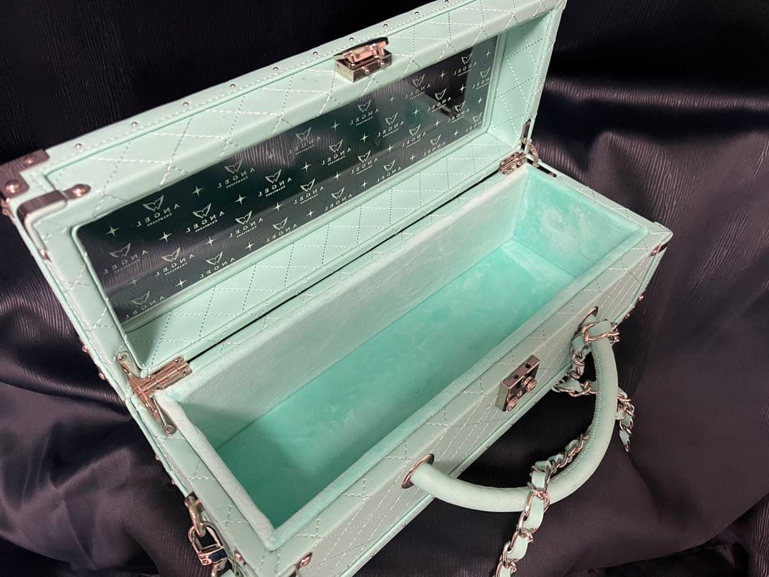 エンジェル シャンパン ドゥミセック ケース　グリーン