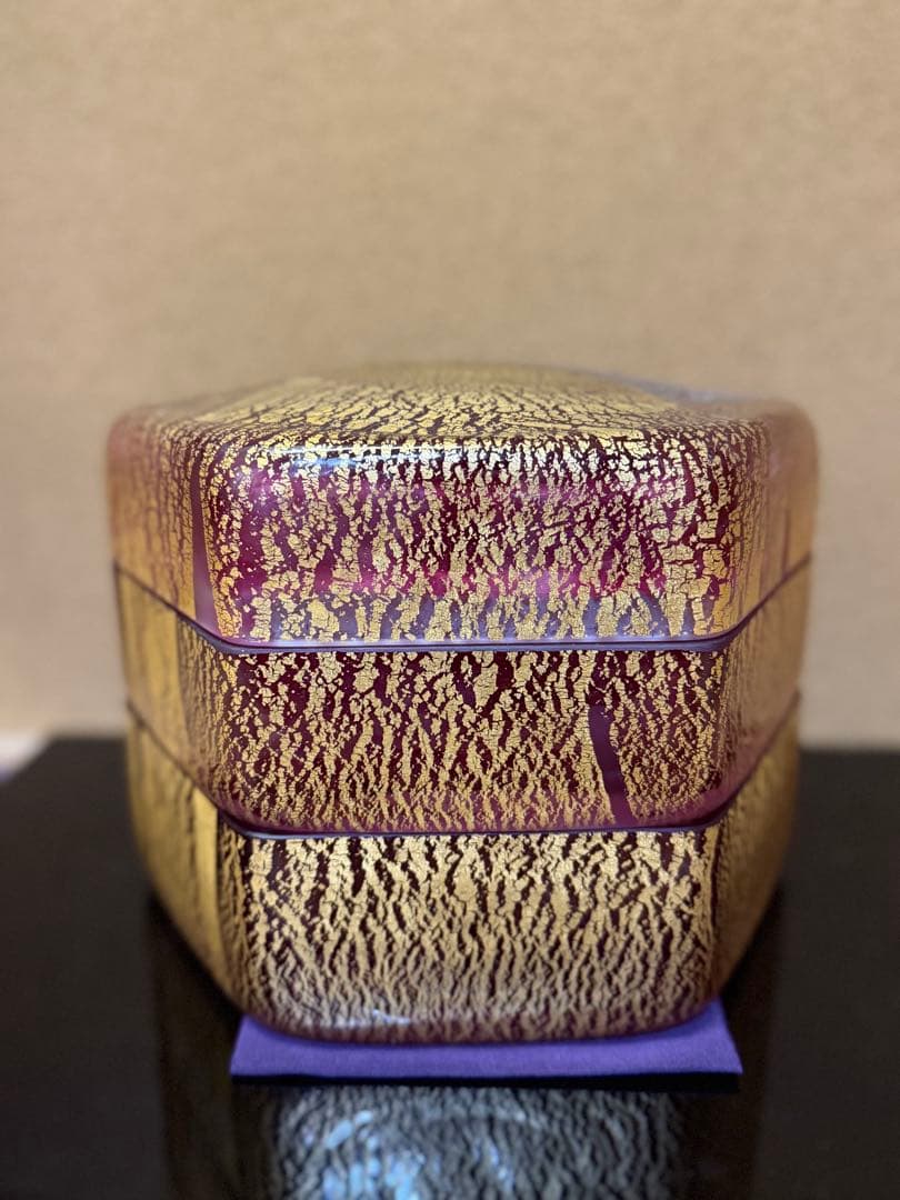 文化勲章　藤田喬平　手吹　飾筥　春千里　潤織箱