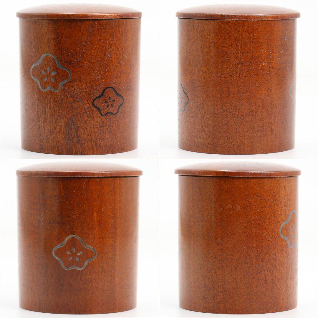 岡本陽斎作 即中斎好 桜蒔絵 金輪寺 薄茶器 茶道具 共箱　V919